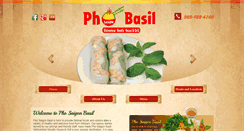 Desktop Screenshot of phosaigonbasil.com